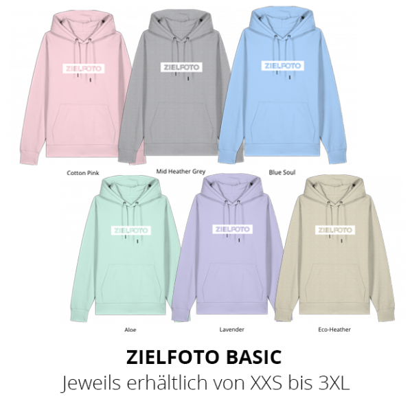 ZIELFOTO Hoodie (alle Designs &amp; Größen)