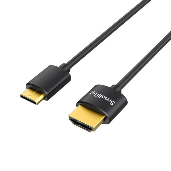 SmallRig 3040 Ultra Slim 4K HDMI 2.0 Kabel 35 cm (Typ C zu Typ A)