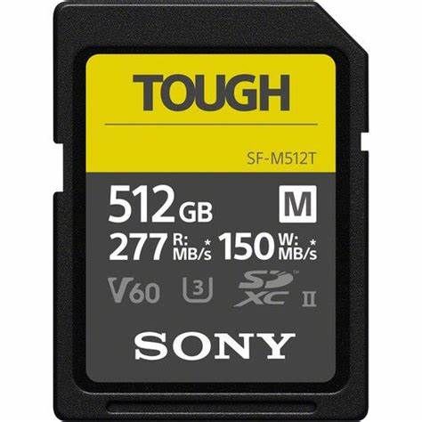 SDXC-Karte 512 GB Tough UHS-II V60 277/150 MB/s